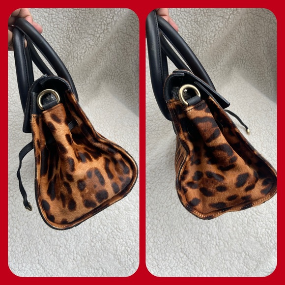 VGC JIMMY CHOO PONY HAIR LEOPARD PRINT BAG - Picture 12 of 16